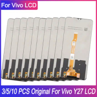 10 Piece Original 6.64'' For Vivo Y27 4G 5G V2249 V2302 LCD Display Touch Screen Repalcement Digitizer Assembly