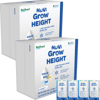 2 thùng Sữa Bột Pha Sẵn NUVI GROW HEIGHT ít đường 110ML (lốc 4 hộp)