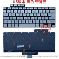 US backlit silver Keyboard For ASUS ROG Zephyrus G15 GA503QC GA503QM GA503QR GA503Q G16 GU603 (check left shit key)