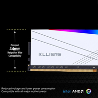 (ในกิจกรรม) Kllisre Ram DDR4 8GB 16GB RGB หน่วยความจำ3200MHz 1.35V เดสก์ท็อป DIMM สูงเข้ากันได้ (ติดต่อลูกค้า)