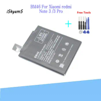 iSkyams 1x 4050mAh / 15.6Wh BM46 / BM 46 Replacement Battery Bateria Batterij For Xiaomi Redmi Note 3 Mi Note3 Pro + Tools kit