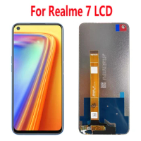 6.5''For Realme 7 (Global) LCD Display Screen Touch Panel Digitizer Replacement Parts For Realme 7 LCD With Frame RMX2155