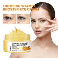 Turmeric Vitamin C Repair Eye Cream remove Eye Bags Fade Dark Circles Improve Eye Fine Lines wrinkle Moisturizing Eye Cream