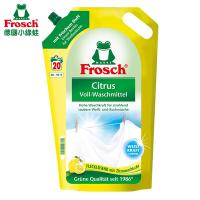 Frosch德國小綠蛙 衣物清潔類淨白檸檬洗衣精補充包1800ml