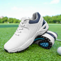 New Men's Golf Shoes Waterproof Non-slip Outdoor Golf Training Shoes Professional Golf Shoes Golf Shoes Men