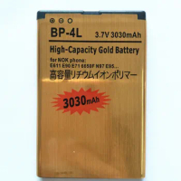 New Gold 3030mAh BP-4L Battery for Nokia E61i E63 E90 E95 E71 6650 6760 N97 N810 E72 E73 E55 E52 BP4L BP 4L Phone Recharge