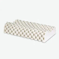 【FOCA】睡眠品質-人體工學按摩型天然乳膠枕(一入)-經典平面型