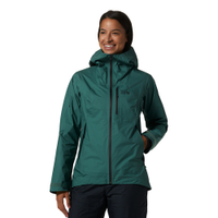 【Mountain Hardwear】 Exposure/2 Gore-Tex Paclite Plus Jacket GTX輕量防水連帽外套 女款 深薄荷綠 #1885011