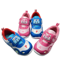 【菲斯質感生活購物】MIT救援小英雄燈鞋-兩色可選 電燈運動鞋 救援小隊童鞋 中童鞋 安寶童鞋 POLI