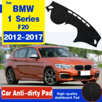 For BMW 1 Series F20 2012~2017 Anti-Slip Anti-UV Mat Dashboard Cover Pad Dashmat Protect Carpet Accessories 116i 118i 120i 125i