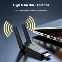 Network Card Dual Band 2.4/5GHz Free Driver USB Card 3.0 USB WiFi Adapter 1300Mbps Wireless Network Adapter WiFi Dongle