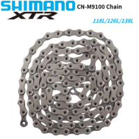 SHIMANO XTR M9100 Chain 12 Speed MTB Chain Quick Link With Box 126L 118L 138L Suitable for Mountain Bikes Bicycle Accessorie