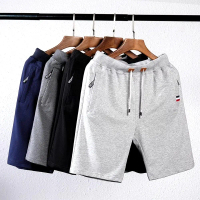 Promo 4 pcs celana pendek pria wanita dewasa santai baby terry saku resleting jumbo - boardshort mur