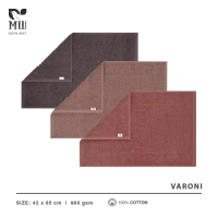 PREMIUM Keset Kaki Morning Whistle by Terry Palmer VARONI Keset Kamar Mandi Da - Terracotta