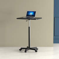 移動桌子帶輪沙發床邊桌工作臺筆記本懶人站立式升降辦公電腦桌