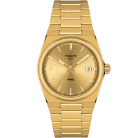 TISSOT 天梭錶官方授權 PRX 40 205 復古新浪潮時尚腕錶(T1372103302100)