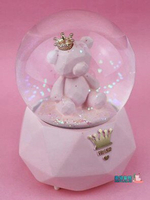 水晶球 雪花水晶球音樂盒透明圓球夢幻八音盒女生情人節閨蜜禮物兒童生日 雙十一購物節