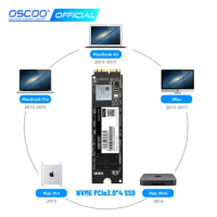 OSCOO 256GB 512GB 1TB M2 PCIe NVME SSD for 2013 2015 Macbook Pro Retina A1502 A1398 Macbook Air A1465 1466 SSD IMac A1419 SSD