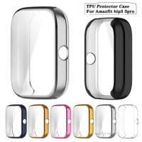 TPU Protective Cover For Amazfit Bip 3 Screen Protector Case For Huami Amazfit Bip3 Pro SmartWatch Accessories Protection Shell