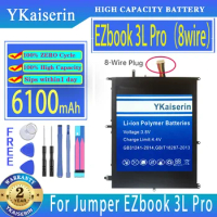 YKaiserin Battery 6100mAh For Jumper EZbook 3 Plus MB11/3L Pro 3LPro (MB12) HW-3487265 TH140A Batteries