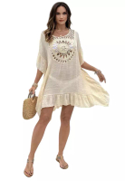 ZITIQUE Hooked Flower Tassel Bohemian Blouse