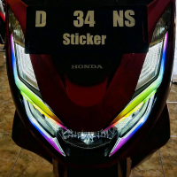 stiker variasi alis PCX 150 / 160 cc motif RGB satu set kiri kanan Motorcycle