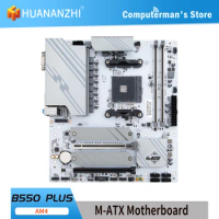 HUANANZHI AMD B550 PLUS Gaming Motherboard USB3.2 M.2 Nvme Sata3 Supports R5 3600 CPU (AM4 socket and R5 5600G CPU)