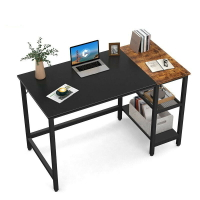 免運 可開發票 簡約辦公桌家用鋼木桌子書桌電腦桌臺式筆記本電腦桌
