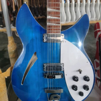 Rickenbacker 360 electric guitar, two-piece pickup, high quality guitar, 12string,blue.