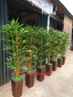 POHON BAMBU HIAS/BAMBU PLASTIK/PENYEKAT RUANGAN/BUNGA PLASTIK