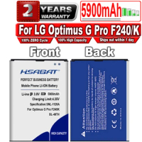 HSABAT New 5900mAh BL-48TH BL-47TH Battery for LG Optimus G Pro F240/K E980 E988 E940 F310 D684 F240S F240L D838 Pro 2 Battery