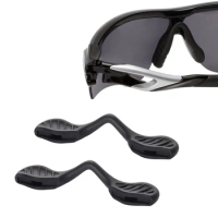 Anti-Slip Nose Pads Replacement for Oakley Radarlock Pitch OO9182 Sunglasses, Rubber Nosepiece Regular / Thicker Size Choice