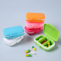 Mini Portable Pills Organizer Case 3 Grids PillBox Tablet Storage Container Weekly Medicine Pill's Box Pill Case Drug Dispense