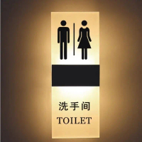 Led Toilet Women' s Signage- Women' s Toilet Sign Board A3