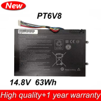 New PT6V8 T7YJR 14.8V 63Wh Laptop Battery For DELL For Alienware M11x R1 R2 R3 M14x R1 R2 R3 Series Notebook 8P6X6 08P6X6