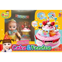 《KONGSUNI 》 小荳娃娃 生日蛋糕妹妹娃娃組  東喬精品百貨