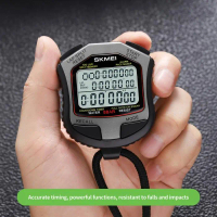 Stopwatch Olahraga Jam Pengukur Waktu Digital Memori Lap Split Dengan Strap Tahan Air 5 Atm Skmei 23