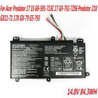 NEW AS15B3N Laptop Battery For Acer Predator 17 15 G9-591-713C 17 G9-792-72S6 Predator 21X GX21-71 17X GX-79 G5-793