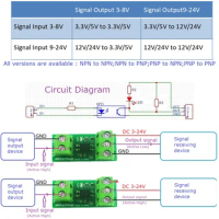 OP11A01 DC 12V 3-24V Digital Logic Level Conversion Module MCU PLC IO Switch Signal Isolation Protection Board