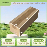 Combo 100 hộp carton mã 30x10x10 đóng hàng