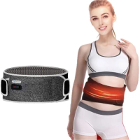 【Smart bearing 智慧魔力】尊爵款遠紅外充電式 熱敷震動按摩 無線彈力鬆緊護腰帶(電熱毯/電暖器)