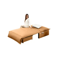 Electric sofa bed dual purpose foldable multifunctional intelligent living room small unit expandable single person sofa