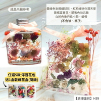 【A-ONE】浮游花DIY花材包  乾燥松果 棉花 乾燥花 富貴豆 拍照道具 天然乾花 魯丹島小菊 乾燥花材 H39