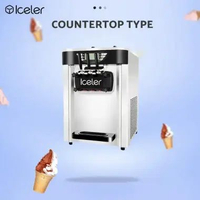 Iceler Ice cream machine 3 Tuas Countertop & Standing Classic Series Countertop Type