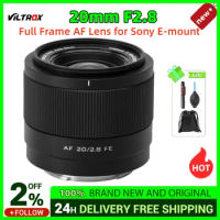 VILTROX 20mm F2.8 for Sony E Camera Lens Full Frame Ultra Wide Angle Auto Focus VLOG Lens For Sony ZV-E1 A7RV ZV-E10 A7C FX30