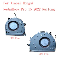 Replacement New Laptop CPU GPU Cooling Fan For Xiaomi Hongmi RedmiBook Pro 15 2022 Ruilong Fan