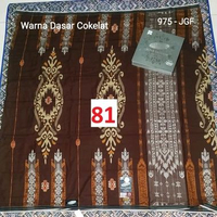 SARUNG ATLAS Super Premium Silver 975 Jacquard Songket Kembang 81