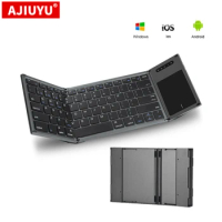 Foldable Wireless Bluetooth mini Keyboard Rechargeable For Samsung Tab S8 UItra S7 FE S8 S7 Plus S7+ S6 Lite S5E A8 A7 S2 Tablet