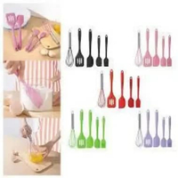5 PIECE BAKING PROPS SPATULA SILIKON SET 5IN1