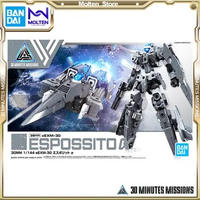 BANDAI 1/144 30 MINUTES MISSIONS 30MM eEXM-30 Espossito Alpha Plastic Model Kit Anime Action Figure Assembly Assembling